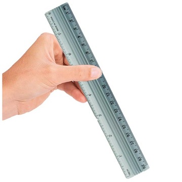 LINIJKA STALOWA 20cm LINIJKA METALOWA