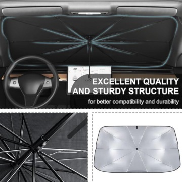 Автомобильный зонт на лобовое стекло, внутренний (Описание - минимальные царапины).