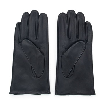 WITTCHEN męskie rękawiczki skórzane czarne