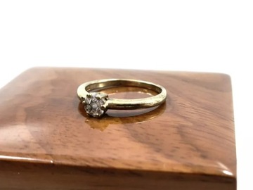 ЗОЛОТОЕ КОЛЬЦО С 333 МАЛЕНЬКИМИ БРИЛЛИАНТАМИ 0,11КАРАТА РАЗМЕР 12 СЕРТИФИКАТ