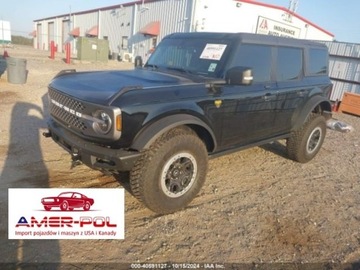 Ford 2022 Ford Bronco 2022 r.2,7 L BADLANDS 2.7 Benzyna 315KM