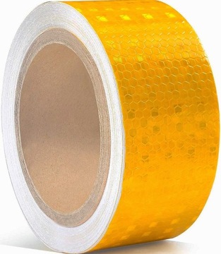 ЛЕНТА ОРАНЖЕВАЯ СВЕТООТРАЖАЮЩАЯ КОНТУРНАЯ САМОКЛЕЯЩАЯСЯ ПРЕДУПРЕЖДАЮЩАЯ ЛЕНТА 5М