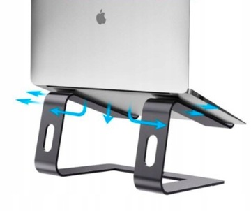 Алюминиевая подставка для ноутбука VAZIO MacBook AIR PRO, серая — «серый космос» (M5-G)