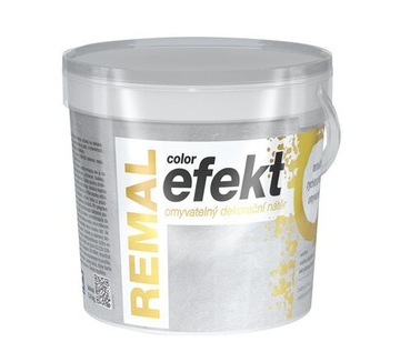 Farba dekoracyjna REMAL EFEKT 0,4kg srebrna