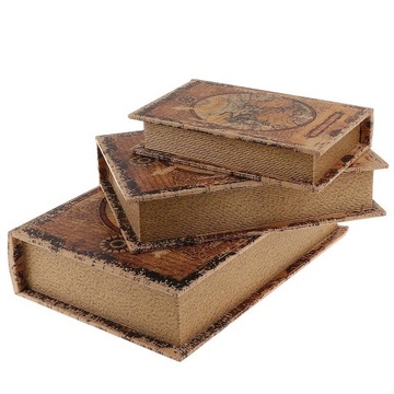 Подарочная коробка для винтажной книги, книга-пустышка с картами