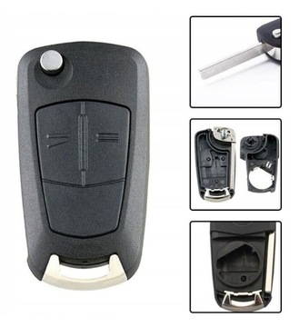 КОРПУС ДИСТАНЦИОННОГО АВТОМОБИЛЬНОГО КЛЮЧА ДЛЯ OPEL ASTRA H VECTRA C ZAFIRA B