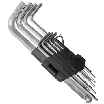 НАБОР ШЕСТИГРАННЫХ КЛЮЧЕЙ 1,5-10 IMBUS TORX 9X