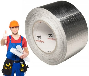 Taśma aluminiowa zbrojona 5 cm x 50 m SUPER MOCNA