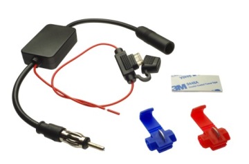 Wzmacniacz antenowy do samochodu 22dB AM/FM 12/24V