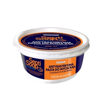 PASTA DO MYCIA RĄK antybakteryjna SEPTISOAP GARAGE z naturalnym ścierniwem
