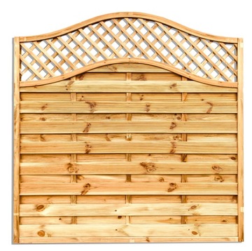 PERGOLA PŁOT Z FALĄ PODWÓJNĄ WERSJA LUX NA WKRĘTY