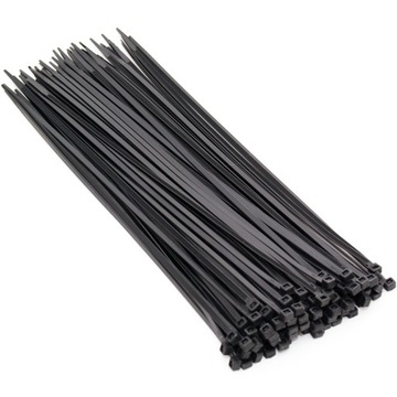 Opaski zaciskowe 540-7,6mm, czarne 100 szt.