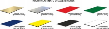 Tabliczka 20x10 cm UWAGA PIES Doberman LAMINAT Z GRAWEREM