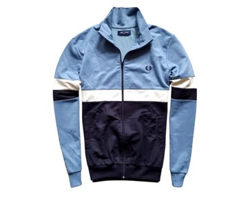 FRED PERRY J3525 TRACK JACKET ASH BLUE Rozpinana Męska Bluza L