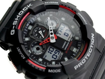 Zegarek męski CASIO G-SHOCK GA-100 +Box + Grawer