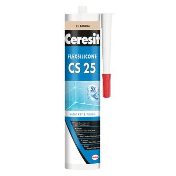 Ceresit CS 25 BAHAMA silikon sanitarny 280 ml