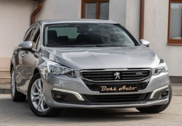 Peugeot 508 I Sedan Facelifting 2.0 BlueHDi 150KM 2016 Peugeot 508 2.0HDI ALLURE Skora Navi Camera Hed Up Ledy Full 2.0 150KM