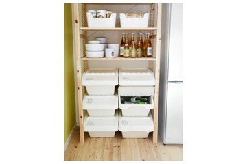 IKEA SORTERA Контейнер для сортировки мусора, белый, 37 литров