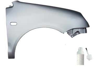 Błotnik VW Polo 9N kolor LA7W 01-05 prawy z otworem na migacz +50 ml lakier