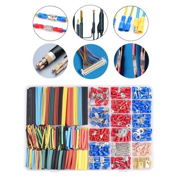 ТЕРМОУСАДОЧНЫЕ ТРУБКИ, ИЗОЛИРОВАННЫЕ СОЕДИНИТЕЛИ, НАБОР XL