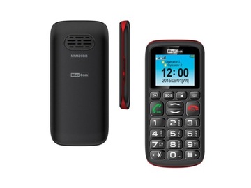 Телефон SOS MAXCOM MM428 Черный