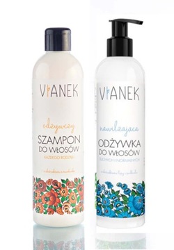 VIANEK ZESTAW ODŻYWCZY SZAMPON + ODŻYWKA NAWILŻAJ
