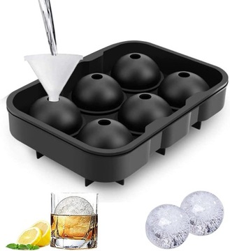 СИЛИКОНОВАЯ ФОРМА ДЛЯ КУБИКА ЛЬДА XXL ШАРИКИ