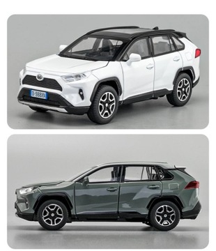 Модель автомобиля из сплава Toyota RAV4 SUV 1:32, литой под давлением металлический автомобиль