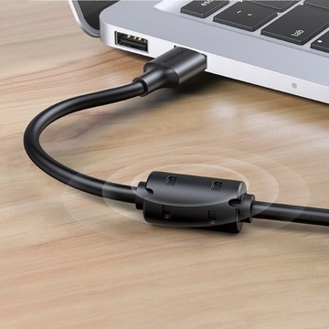 КАБЕЛЬ UЗЕЛЕНЫЙ, ДЛИННЫЙ ШНУР, ПРОЧНЫЙ УДЛИНИТЕЛЬ USB-USB, 5 М, ПЕРЕДАЧА ДАННЫХ, 2 шт.