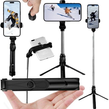 ШТАТИВ ДЛЯ СЕЛФИ-ПАЛКИ ШТАТИВ BLUETOOTH ПУЛЬТ ДЛЯ ТЕЛЕФОНА GoPro С КАМЕРОЙ