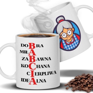 KUBEK Prezent na DZIEŃ BABCI dla Babci MiX WZORÓW