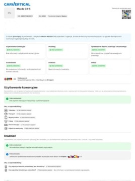 Mazda CX-5 II SUV 2.0 SKY-G 165KM 2020 Mazda CX-5 2.0 165PS * Europa * 1 Właściciel, zdjęcie 18