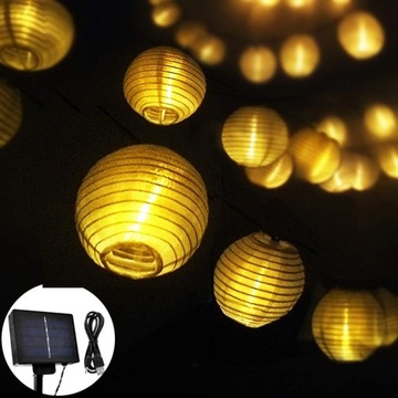 LAMPKI LED LAMPIONY WODOODPORNE ZASILANIE SOLARNE
