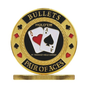 EVERGREEN Poker Card Guard BULLETS Strażnik kart