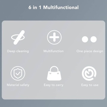 Набор для чистки наушников 6 в 1 с мягкой щетиной, эффективный