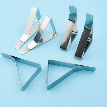 12x стальной металлический держатель-пряжка для скатерти, клеенчатой ​​столешницы