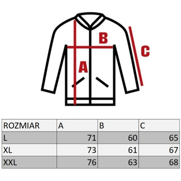 Bluza/kurtka jesienna rozpinana BASTION L