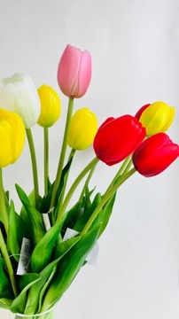 Красивый тюльпан из силикона/резины 40 см