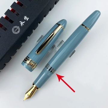 Wingsung 629 Iraurita Nib Resin Aluminum Alloy Piston Gold Clip Fountain