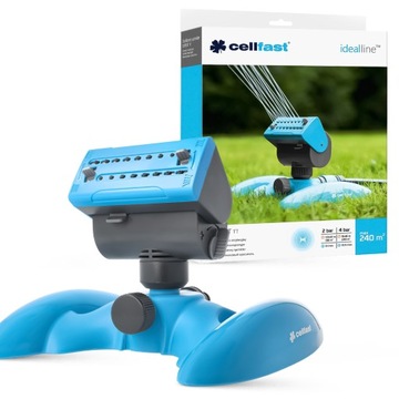 Zraszacz Ogrodowy Oscylacyjny Cellfast 16DYSZ EXPERT IDEAL Regulowany 240m2