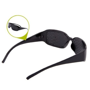 Małe dziurki Okulary otworkowe Plastikowe okulary korekcyjne przeciw