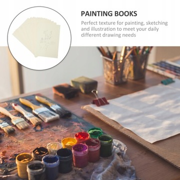 Технический блокнот А4, 160 г/м2, 10 листов, белый