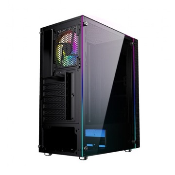 Корпус для компьютера MIDI TOWER FORNAX 2500 RGB ATX GAMING со светодиодной подсветкой