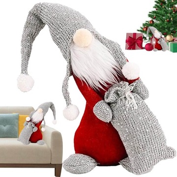 SKRZAT MIKOŁAJ GNOM ŚWIĄTECZNY NA PREZENT ŚWIĘTA BOŻE NARODZENIE STOJĄCY