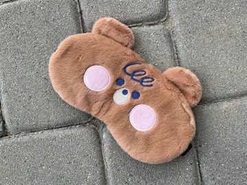 МАСКА ДЛЯ СПЯЩЕГО ПУЗЫРЯ РЕЛАКСАЦИЯ BEAR BEAR PLUSH коричнево-коричневый