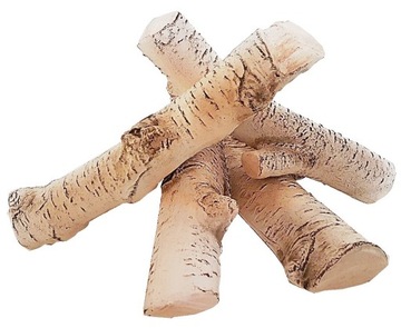 DREWNO OZDOBNE POLANA CERAMICZNE BIOKOMINEK BRZOZA