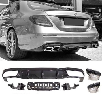 DIFUZOR MERCEDES W213 TŘÍDA E + (CZARNY) JAKO E63