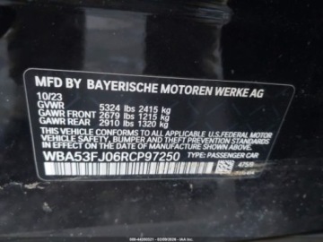 BMW Seria 5 G90-91 2024 BMW Seria 5 2024 BMW 530I XDRIVE 2.0 Benzyna 255KM, zdjęcie 9