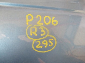 NÁRAZNÍK PEUGEOT 206 ZADNÍ