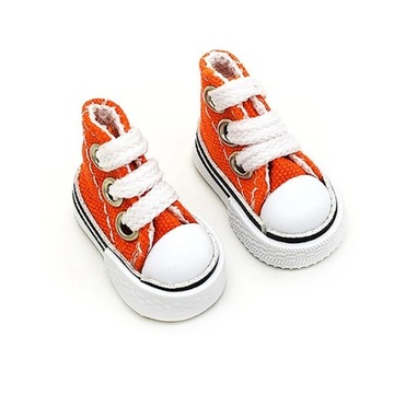 BUTY DLA LALKI MINIATUROWE TRAMPKI SZNUROWANE 3,5 cm